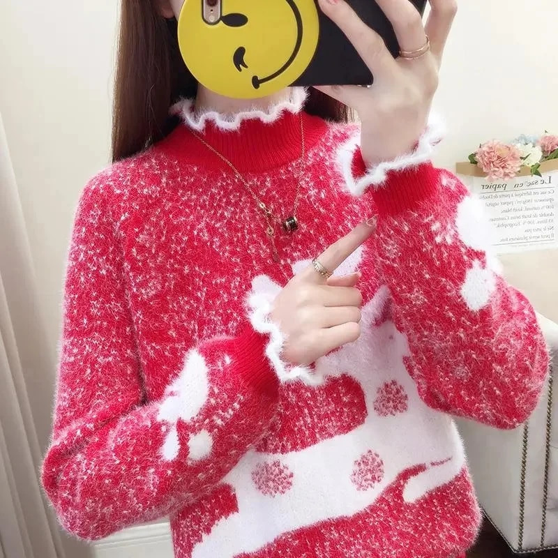 Női garbós pulóverek Alkalmi, puha kasmír pulóverek, elasztikus pulóverek, kötött, vékony, egyszerű női pulóverek 2023. télen Új