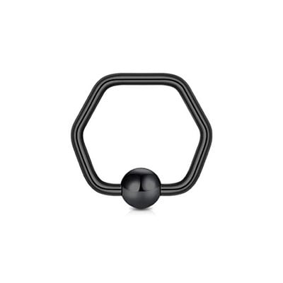 WKOUD starpsienas gredzeni stīpa deguna gredzens pakavs nerūsējošā tērauda skrimslis auskari stīpa Helix Tragus starpsienu pīrsings Jewerly melns