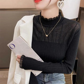 2023. gada jauns rudens ziemas adīšana džemperis Puloveri bruņurupuču trikotāžas džemperis sieviešu apģērbs sieviešu džemperis, mīksts, silts sieviešu džemperis