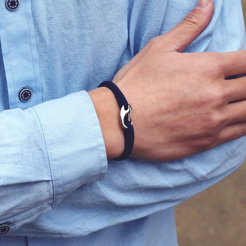 Uus reguleeritav 3 mm õhukese nööriga käevõru Homme kahekihiline käsitsi valmistatud kootud köiega käevõru Pulseras Hombre Legend meeste käevõru Joias