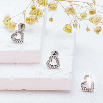 Starpsienas pīrsings lūpu klikšķināmas auskari titāna F136 skrimslis 16g Tragus Daith Helix eņģu segments Labret ausu aproces ķermeņa rotaslietas