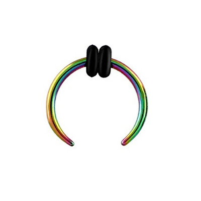 1 gab. Ķirurģiskā tērauda OX rags vintage deguns starpsienas gredzens stīpa auss klikšķinātājs pakavs auss konusveida pīrsings auskars ķermeņa rotaslietas 16G un 14G