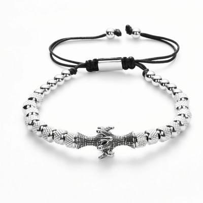 Luxus korona férfi karkötő 316L rozsdamentes acél karkötő Banlge titán acél arany színű karkötő méret beállítása férfi ékszer ajándék