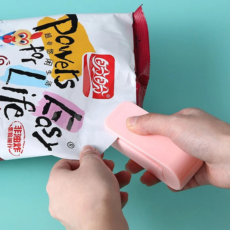 Mini šilumos maišelių sandarinimo mašinų pakuotės sandarinimo maišeliai termo plastikiniai maisto maišelių uždarymo nešiojamieji sandarikliai pakavimo virtuvės priedai