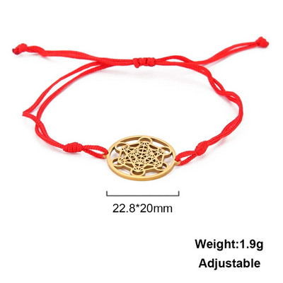 Skyrim Arkangelo Metatrono kubo apyrankės Moteriškos Vyriškos Šventos geometrijos dėžutės grandinės apyrankės nerūdijančio plieno amuletas religiniai papuošalai