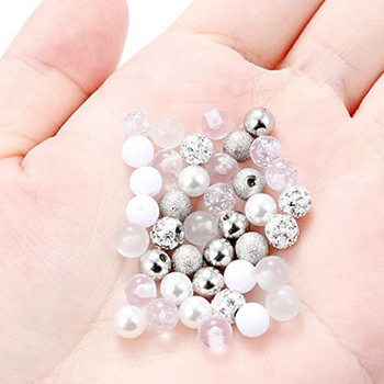 Резервни топки с външна резба Пластмаса от хирургическа стомана за промишлени пръстени за зърна с щанга Пиърсинг на пъпа на езика 3 мм