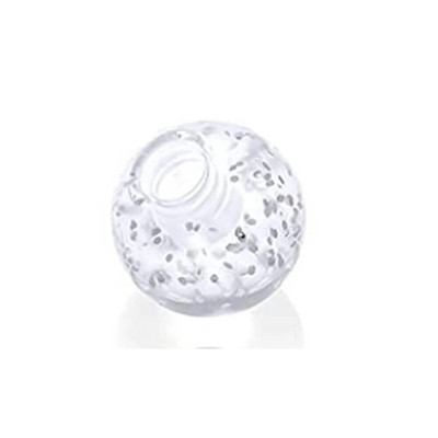 Bile de schimb din plastic din oțel chirurgical cu filet extern pentru inele industriale pentru mamelon cu mreană Piercing pentru buric pentru limbă 3 mm