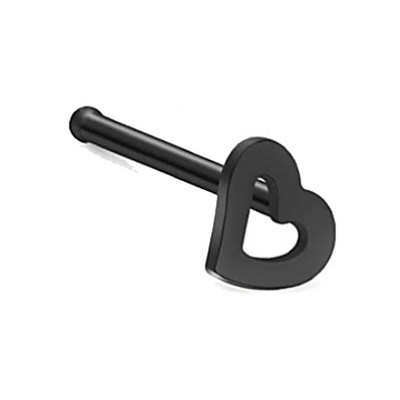 3 stiluri din oțel inoxidabil inimă os în formă de L cu șurub inele pentru nas Piercing bijuterii 2 mm zirconiu cubic