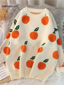 Moteriški drabužiai, 2023 m. Korėjos mados naujiena Rudens žiema moteriški megztiniai su siauru kaklu, palaidi viršutiniai drabužiai ilgomis rankovėmis trikotažo megztiniai