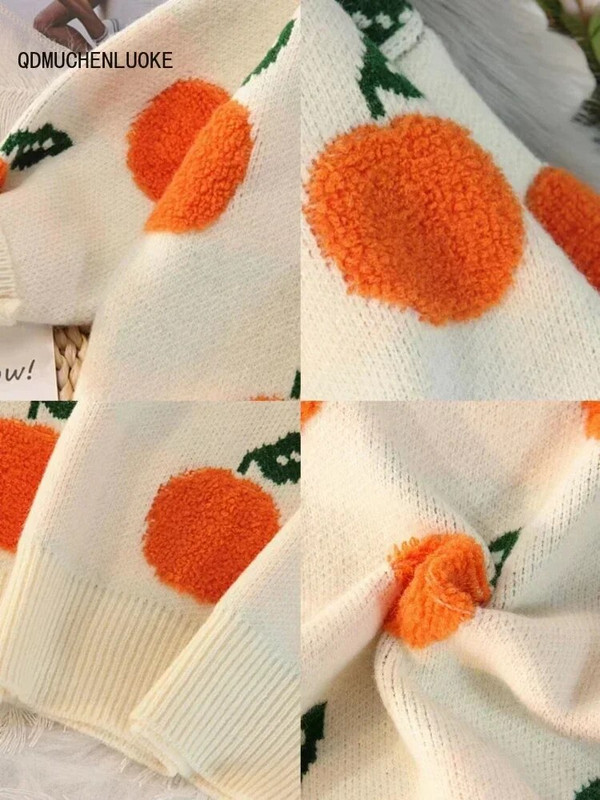 Moteriški drabužiai, 2023 m. Korėjos mados naujiena Rudens žiema moteriški megztiniai su siauru kaklu, palaidi viršutiniai drabužiai ilgomis rankovėmis trikotažo megztiniai