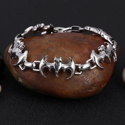 ZOSHI Silver Color Ανδρικό ατσάλι υψηλής ποιότητας Biker Man Skull charms Βραχιόλια αλυσίδα εργοστασιακή τιμή Βραχιόλια & βραχιόλια