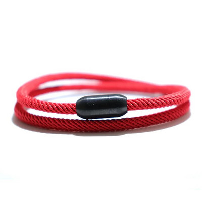 Βραχιόλι με σχοινί μόδας Man Attract Βραχιόλι με μαγνήτη Hombre από ανοξείδωτο ατσάλι Braslet Homme Αξεσουάρ Δώρο για τον φίλο σύζυγο