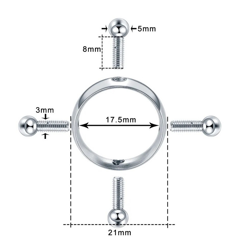 1 ζεύγος δαχτυλίδια θηλής από ανοξείδωτο ατσάλι Fake piercing κοσμήματα χονδρική γυναικεία σέξι κλιπ Δαχτυλίδι θηλής σφιγκτήρες δαχτυλιδιών θηλής Τρυπημένα κοσμήματα σώματος
