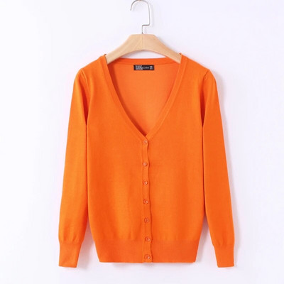 Sieviešu trikotāžas jaka 2023. gada pavasara rudens jaunais korejiešu variants, īss vienkrāsains džemperis ar garām piedurknēm, šauri pieguļoša maza jaka