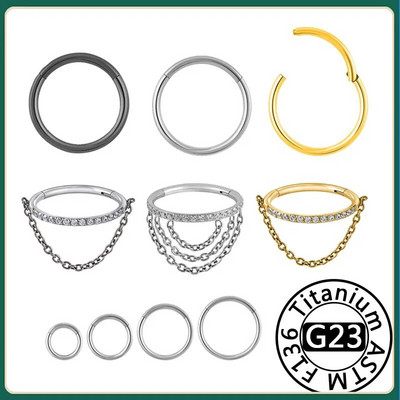 piercing cartilaj Inel cerc cu nas cu mamelon piercing buric G23 titan zircon cercei tip bijuterii pentru corp