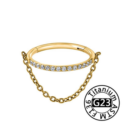 διαπεραστικός χόνδρος Δαχτυλίδι μύτης κρίκος με θηλή κοιλιακό τρύπημα G23 σκουλαρίκια με καρφιά ζιργκόν τιτανίου Κοσμήματα σώματος