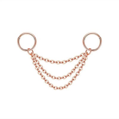 Βιομηχανικό σκουλαρίκι αλυσίδας Σκουλαρίκια με διπλό τρύπημα καρφωτό κρίκο με αλυσίδα σκουλαρίκια Helix piercing σκουλαρίκια χόνδρου Tragus Studs Lobe Jewelry