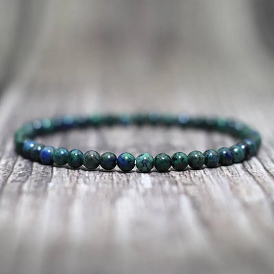 Noter Vīriešu Dabīgā Akmens Rokassprādze 4 mm Rokassprādze Dāvana Viņam Brīvā laika aksesuāri Meditācija Rīsu Pērlītes Rokassprādze Homme Regalo Hombre