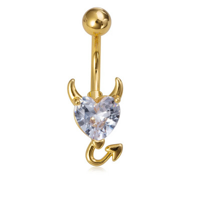 2023 Γυαλιστερό λουλούδι πεταλούδα μενταγιόν ζιργκόν από ανοξείδωτο ατσάλι Δαχτυλίδι με κοιλιά Όμορφα κοσμήματα για το σώμα που τρυπάει τον αφαλό