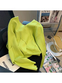 Rudens ziema sievietēm Jauns V veida kakla vienkrāsains rombveida dizains Trikotāžas džemperis Baggy ar garām piedurknēm Sieviešu trikotāžas džemperis Mājīgs