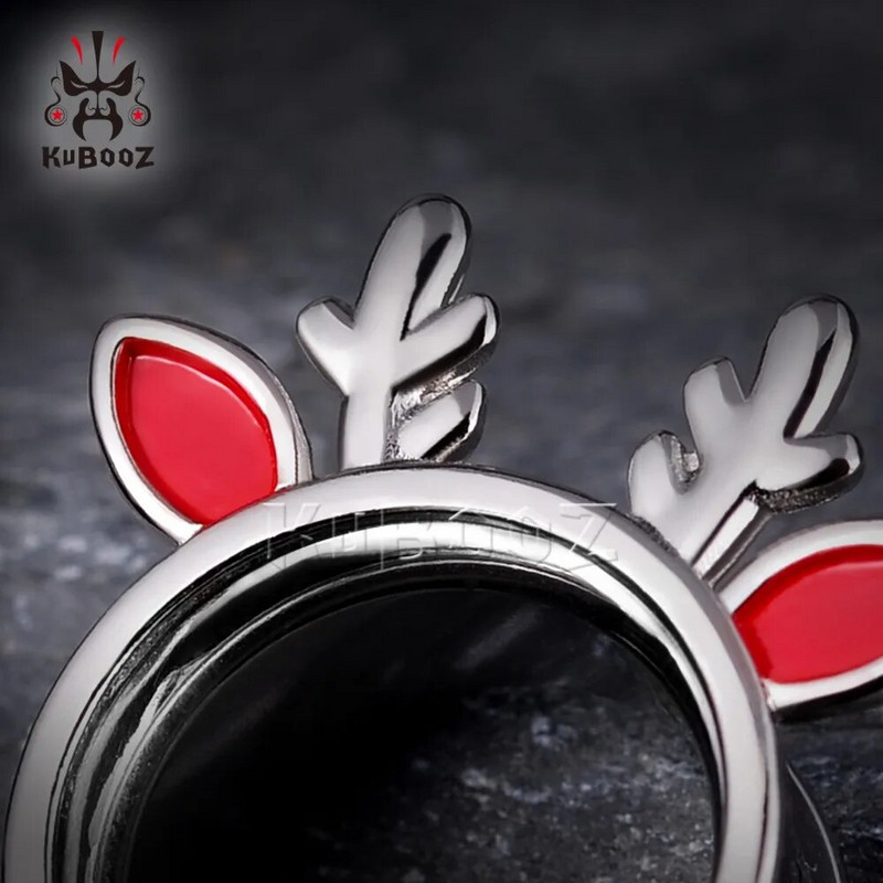 KUBOOZ stilīgi nerūsējošā tērauda ragu dobi ausu tuneļi aizbāžņi paplašinātāji mērinstrumenti auskari pīrsings ķermeņa rotaslietas nestuves 2 gab.