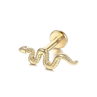 1 gab tērauda čūskas deguna starpsienas klipši stīpa Nariz skrimšļa pīrsingi ausu tragus spirāles gliemežnīcas daivas auskari pircēšanas rotaslietas sievietēm