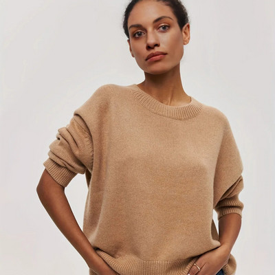 Wixra elegants sieviešu džemperis ar izgriezumu, vaļīgs, mīksts sieviešu trikotāžas džemperis Lielizmēra trikotāžas pamata džemperi