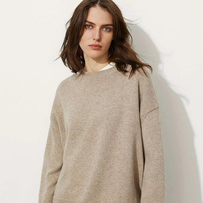 Wixra elegants sieviešu džemperis ar izgriezumu, vaļīgs, mīksts sieviešu trikotāžas džemperis Lielizmēra trikotāžas pamata džemperi