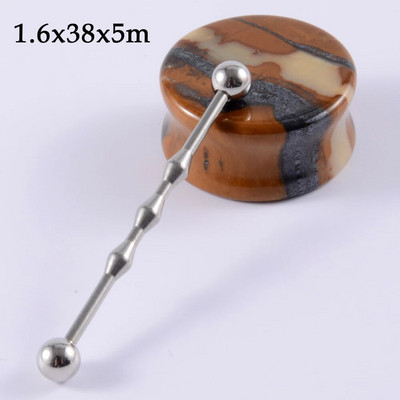 CHUANCI 1PC 14G Ķirurģiskā tērauda sirds ziedu forma rūpnieciski pīrsingi rūpnieciski stienis auskari Tragus ausu mērītājs ķermeņa rotaslietas