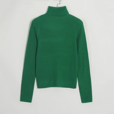 Wixra 2022. gada sieviešu trikotāža, vienkrāsains bruņurupuču kaklasiksna ar pilnām piedurknēm, mīksts, slaids tops, trikotāžas High Street Spring Lady %5 vilnas pulovera džemperis