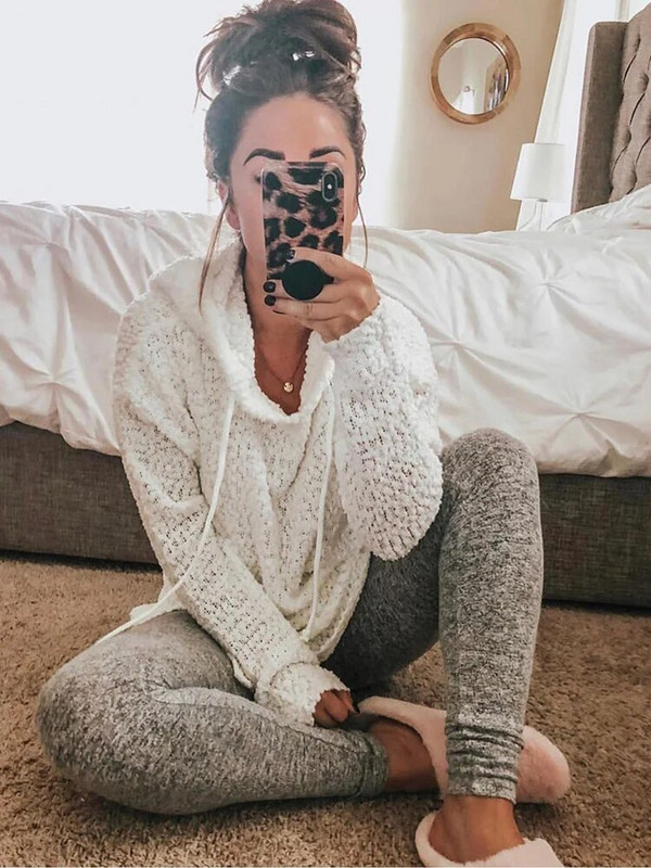 Fitshinling sieviešu džemperi, 2022. gada ziemas modes korejiešu stila balti džemperi, trikotāžas džemperi, vienkrāsains adīts džemperis.