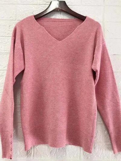 Γυναικείο πουλόβερ Φθινοπωρινό Χειμερινό πλεκτό πουλόβερ πουλόβερ με λαιμόκοψη με λαιμόκοψη Casual μαλακά πλεκτά πουλόβερ Βασικά γυναικεία πουλόβερ 2023