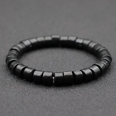 Jauna koka rokassprādze vīriešiem Vintage Venge koka krelles rokassprādze Homme dāvana puisim vīram Aksesuāri Pulsera Hombre rotaslietas