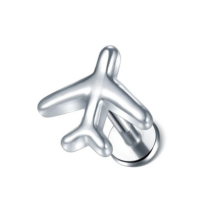 1 gab. Tērauda mēness apgaismojums Labret stieņa gredzeni kristāla zieds Tragus skrimšļa pīrsings stobra daivas auss spirāle caurduršanas skrūve, kas piemērota augšpusē 16g