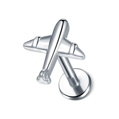 1 gab. Tērauda mēness apgaismojums Labret stieņa gredzeni kristāla zieds Tragus skrimšļa pīrsings stobra daivas auss spirāle caurduršanas skrūve, kas piemērota augšpusē 16g