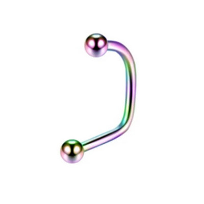 1Gb nerūsējošā tērauda lippy Loop Larbet gredzens 16G lūpu pīrsings Hoop Rotaslietas Stud Pīrsings Ball Cone U formas lūpu gredzeni Labret Hoop