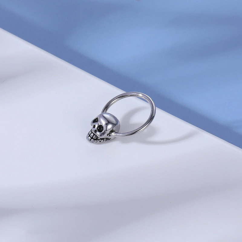 ZS 16G Ķirurģiskā tērauda Indijas deguna starpsienas gredzeni sievietēm kristāla auss spirāle klikera pīrsingi auskari starpsienas stīpas pīrsings rotaslietas