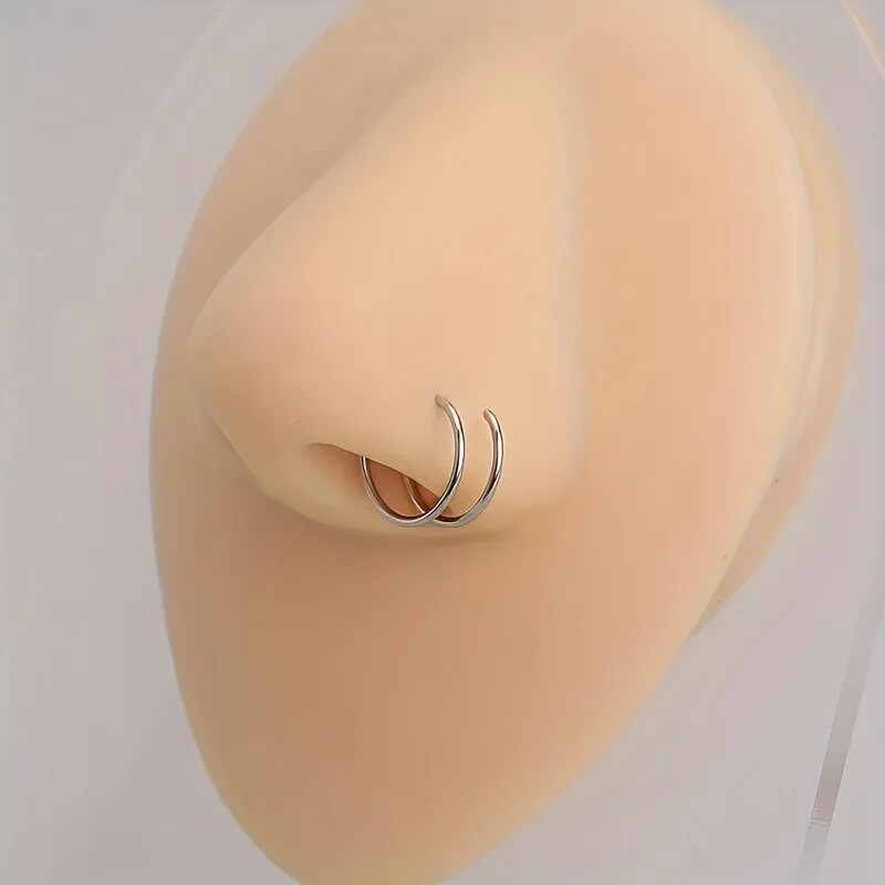 9 buc inele pentru nas pentru femei barbati cercei crampoane cercei pentru nas piercing bijuterii hipoalergenic din otel inoxidabil