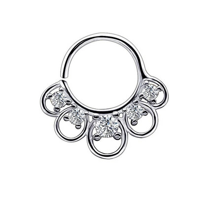 Daith naušnice Nakit Prsteni za nos 16G Piercing za nos Hrskavica Tragus Hoop Helix