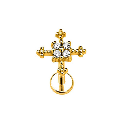 Ziedu Lapu Čūskas Apvalks Labret Stud Butterfly Branch Ziedlapiņas Lūpu Iekšējais pavediens Pīrsings Cross Heart CZ Daith Conch Auskars 16G