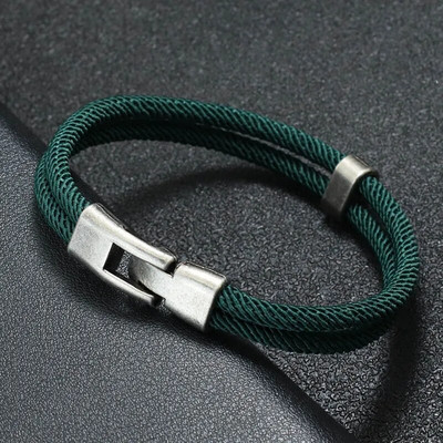 Jaunums Vīriešu Virvju rokassprādzes Vintage Makramē Rokassprādzes Festivāla Aksesuāri Atbilstoši Ietināmi Braslet Dāvana Viņam Pulseira Masculina