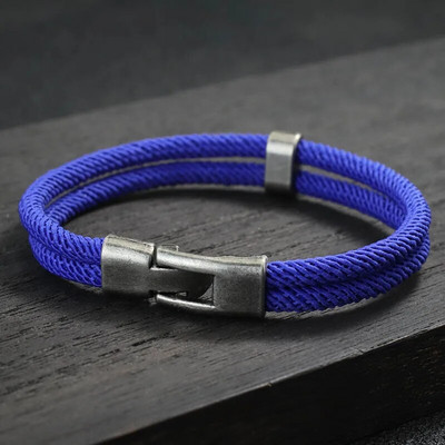 Jaunums Vīriešu Virvju rokassprādzes Vintage Makramē Rokassprādzes Festivāla Aksesuāri Atbilstoši Ietināmi Braslet Dāvana Viņam Pulseira Masculina