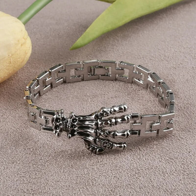 ZOSHI New Arrival Vīriešu nerūsējošā tērauda rokassprādze Rokassprādze Punk Vīriešu Juvelierizstrādājumi Aksesuāri Vīriešu leopards Vilka šarmu aproce Pulseira