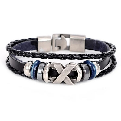 ZOSHI New Arrival Vīriešu nerūsējošā tērauda rokassprādze Rokassprādze Punk Vīriešu Juvelierizstrādājumi Aksesuāri Vīriešu leopards Vilka šarmu aproce Pulseira