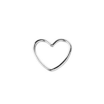 Минималистични обеци във формата на сърце във формата на звезда от титанова стоманена намотка Нокти за нос Малки нокти за ушни кости Перфорирани бижута