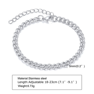 Kardo apyrankė, vyriška grandinėlės apyrankė, nerūdijančio plieno durklos apyrankės Dovanos vaikinui