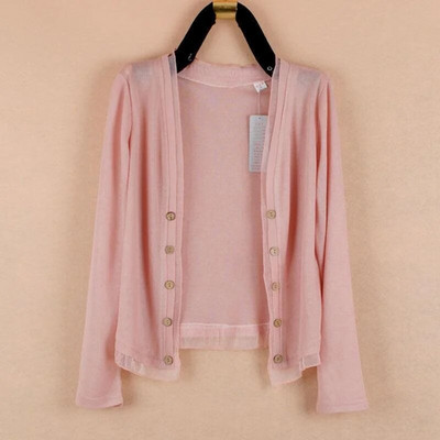 adīšana Jaciņa Džemperis Sieviešu Pavasaris Vasara Jaunums 2023. gada brīvs, garām piedurknēm plāns šalles mētelis Sieviešu sauļošanās krekls Sieviešu topi