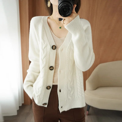 Jauns rudens modes sieviešu trikotāžas džemperis džemperis ar garām piedurknēm, mīksts, plāns džemperis.