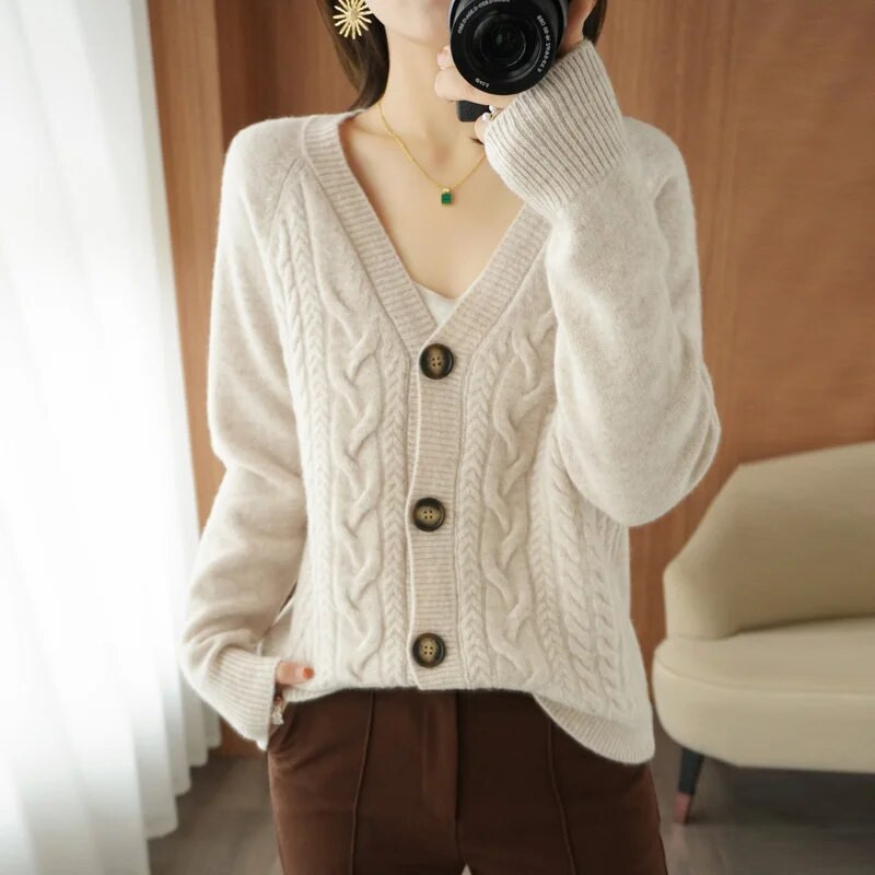 Jauns rudens modes sieviešu trikotāžas džemperis džemperis ar garām piedurknēm, mīksts, plāns džemperis.