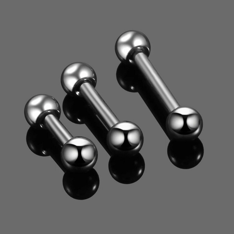 2 τμχ/παρτίδα Ανοξείδωτο ατσάλι Ear Tragus Cartilage Piercings Σκουλαρίκι Σκουλαρίκι βούκινο λοβό αυτιού Stud Helix Cartilage Piercings 16G